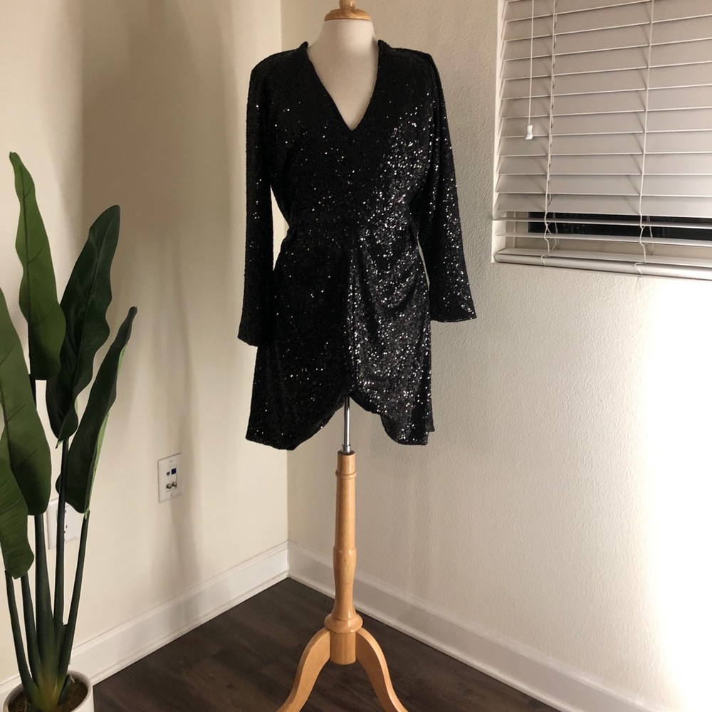 MONIF C. SEQUIN JUMPSUIT